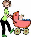 Una mamma che lavora.