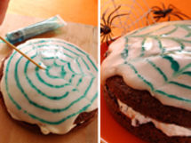 Torta con ragnatela Halloween