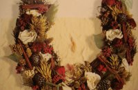 Composizione di fiori secchi