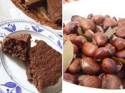 Torta di castagne